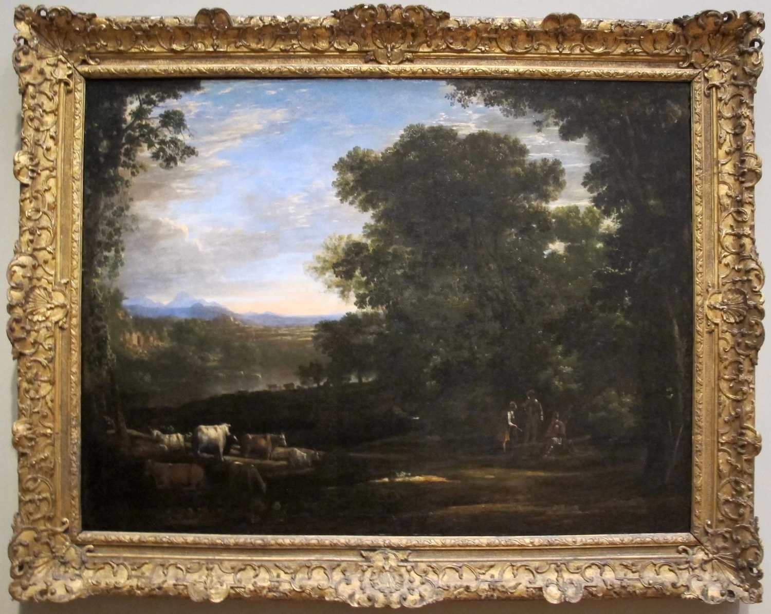 Paesaggio con bovini e contadini - Philadelphia Museum of Art